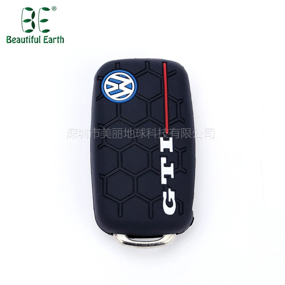 Подходит для Volkswagen Golf 7 чехол для ключей GTI сотовый силиконовый чехол для ключей цепочка чехол для ключей автомобиля защитный чехол