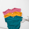 Children's T-shirt suitable for men and women, with short sleeve, loose fit