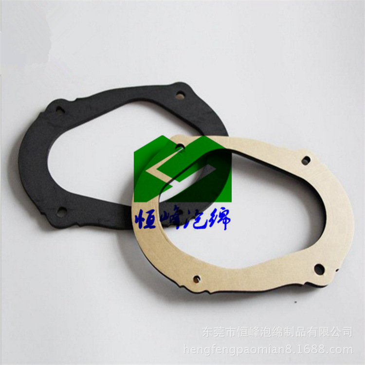 多尺寸海绵密封件 CR防震隔离垫框 背胶泡绵垫耐油垫片垫圈