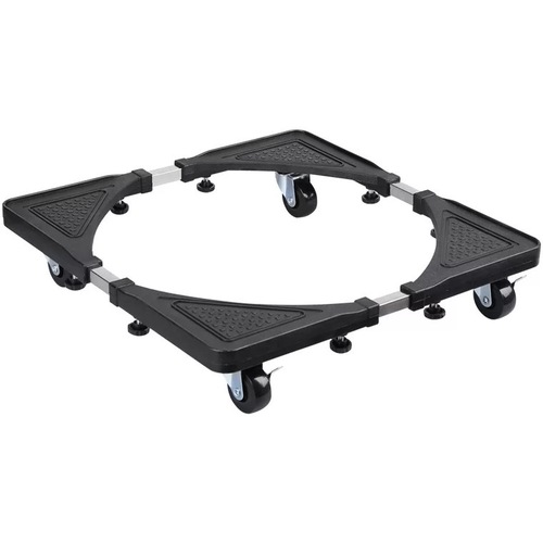 Retractable and adjustable stainless steel kitchen shelves Universal refrigerator base Wheeled washing machine mobile rack drag rack