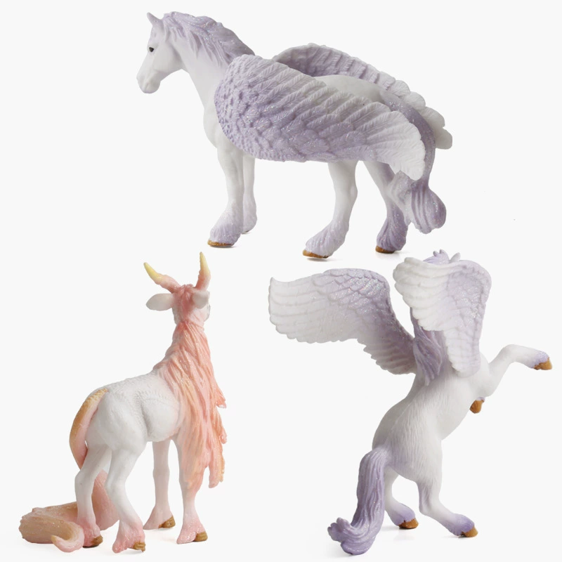 Минифигурка, модель животного, познавательная игрушка, единорог