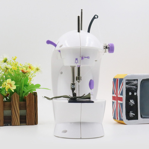 Factory Foreign Trade 202 Household Sewing Machine Electric Desktop Mini Sewing Thick Material Machine Automatic Portable Fabric Clothes Cart