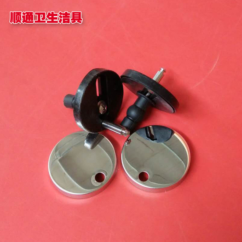 马桶盖配件 铰链膨胀螺丝 安装固定座 快拆座脚 6厘米座胶葫芦