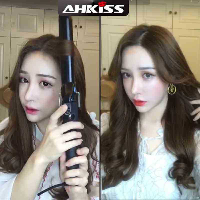 Yaxi curling iron dual-purpose hair-free anti-scalding large roll inner buckle ceramic electric curling iron large wave curling iron 32mm