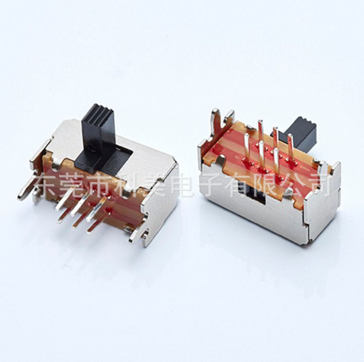 SK-22D15  卧式拨动开关 2P2T