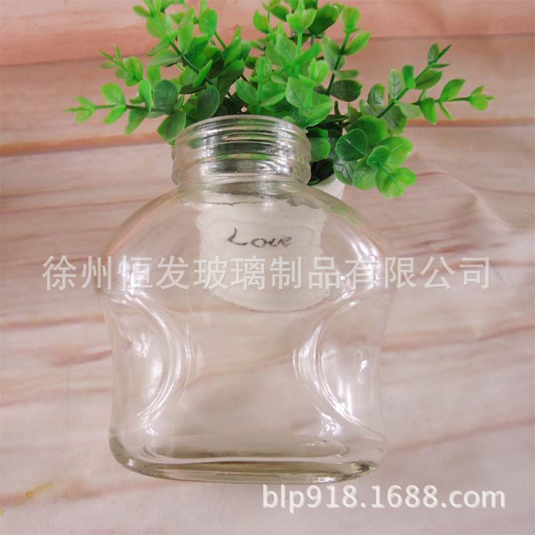 厂家直销高白料发乳玻璃瓶 膏霜瓶化妆品玻璃瓶 大口瓶玻璃制品