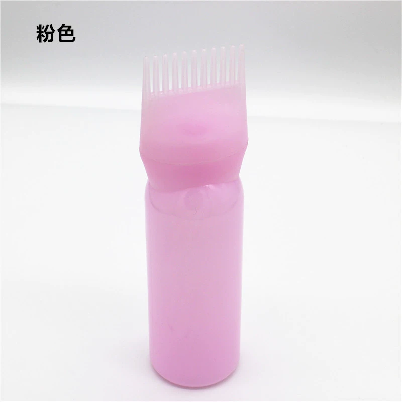 Hair Dye Applicator Bottle, 120 ml, Comb Tip with Measurement Scale — Salon/Home Use