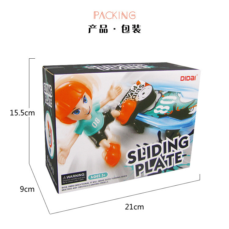 Tiktok robot scooter de dibujos animados para niños Eléctrico Universal Light Music Stunt coche puesto Venta caliente Juguetes