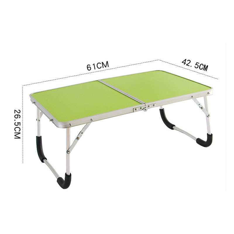 Mesa plegable de aleación de aluminio para cama, escritorio para computadora, comedor posparto, juegos infantiles, multifuncional, fácil almacenamiento, dormitorio para estudiantes