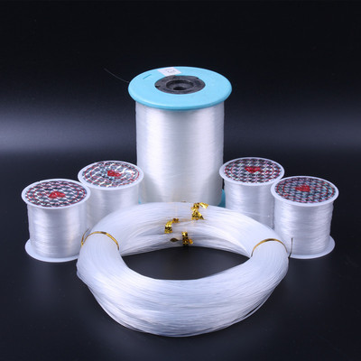 DIY串珠材料飾品配件透明線手工線水晶魚線無彈力魚絲線型號齊全