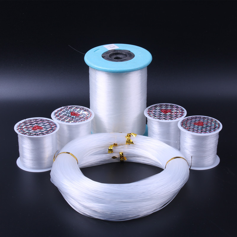 DIY串珠材料飾品配件透明線手工線水晶魚線無彈力魚絲線型號齊全