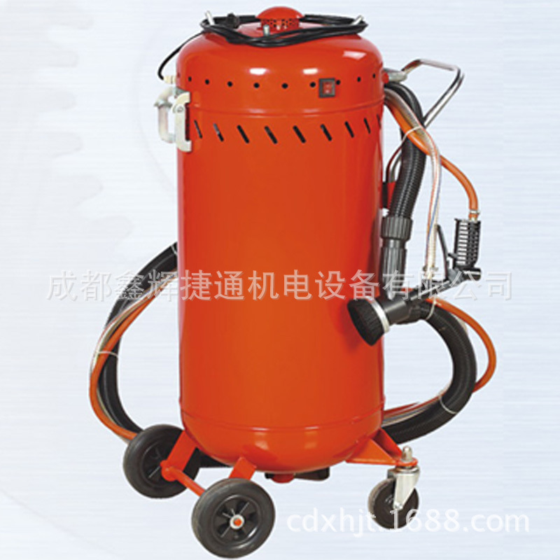 28加仑自动回收喷砂机汽车钣金除锈除油喷砂机真空移动式除锈机