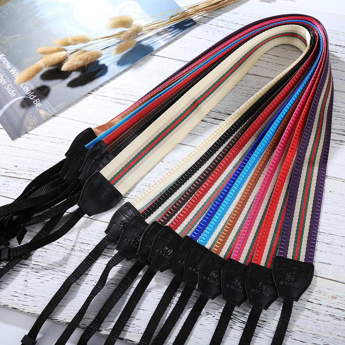 PULUZ Fat Cow retro estilo étnico SLR Cámara Digital correa de hombro de la Cámara de moda correa de fotografía ventas directas de fábrica