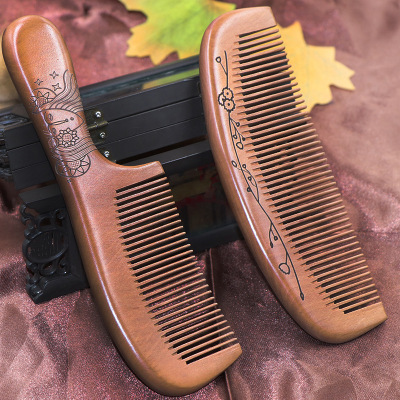 Manufactor Direct selling Boutique Mahogany comb Sandalwood comb Static electricity Alopecia America comb wholesale Making logo