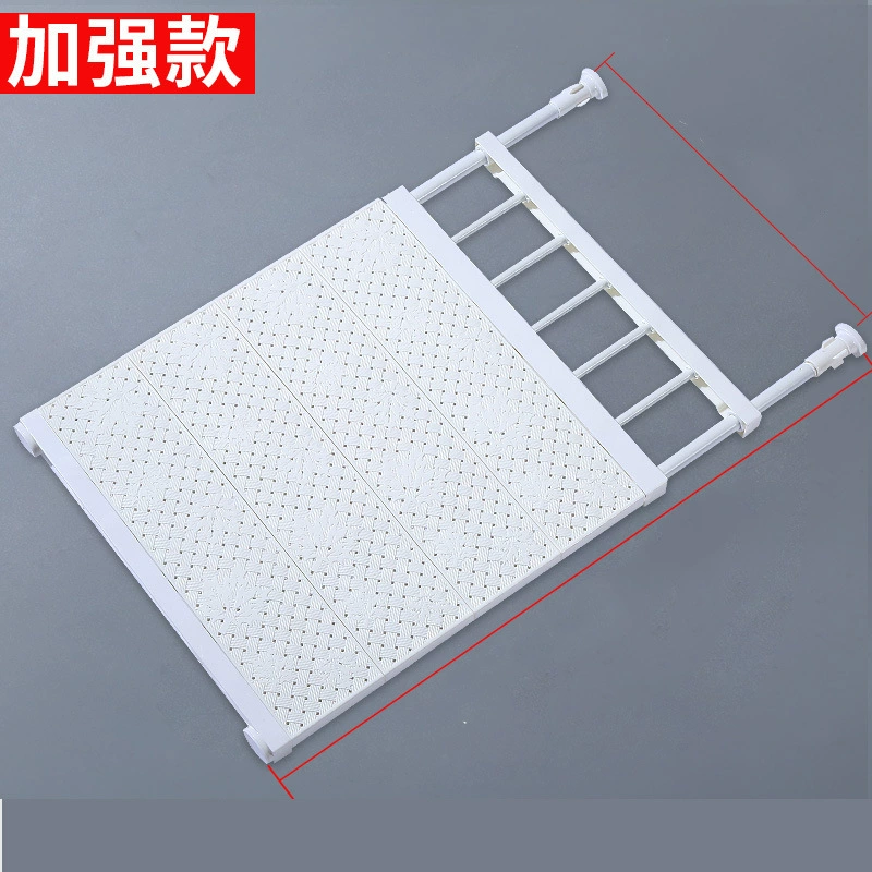 Wardrobe Partition Frame, Retractable, Adjustable, Shoe & Closet Organizer, White
