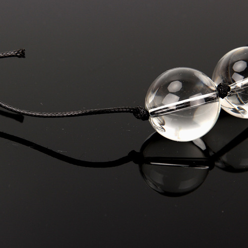 Female sex toys, front and back, glass beads, anal plug, female adult products, wholesale glass beads for training