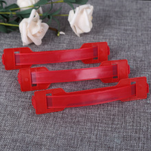 红色加厚塑料提手柄手提扣 纸箱纸板礼盒彩盒精美塑料手提扣