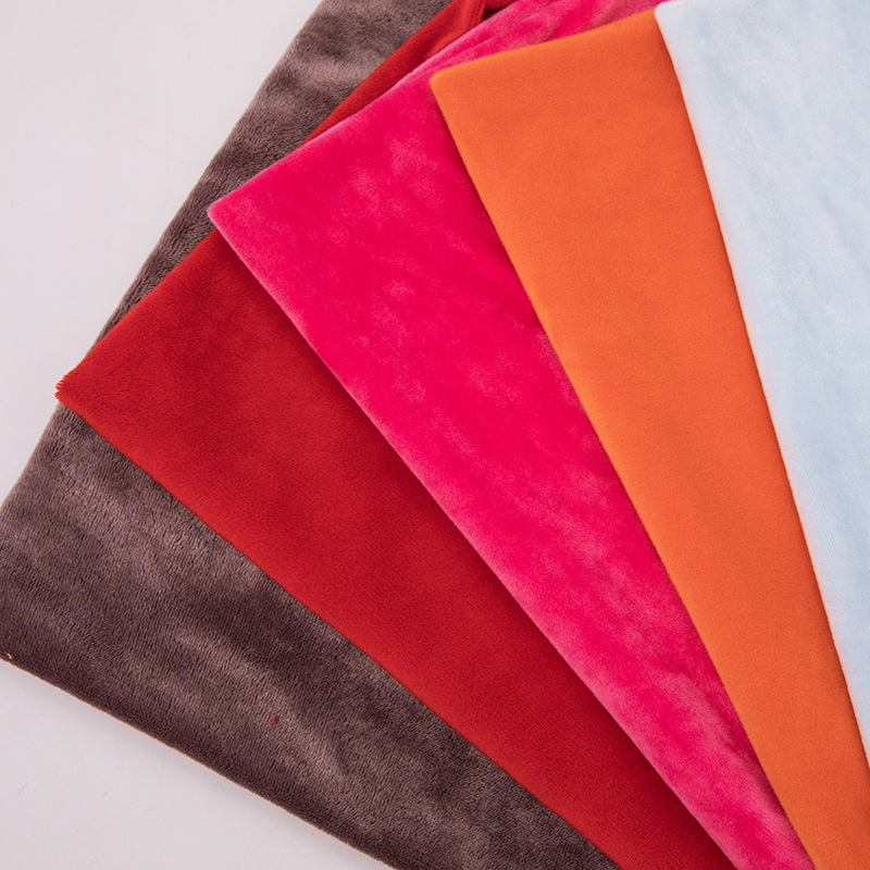 秋冬新款银狐绒 仿超柔超柔面料厚实保暖卫衣家纺家居休闲服面料