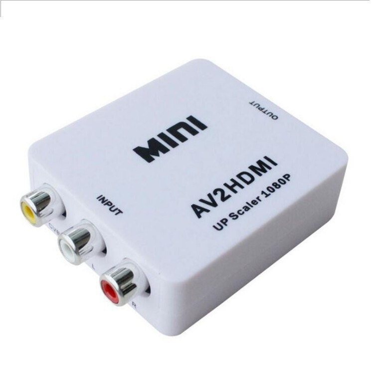 AV TO HDMI HD Video Converter MINI AV2HDMI support 1080p av TO hdmi