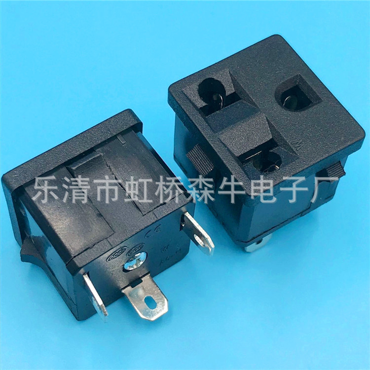 供应小美标桌面插座 欧式嵌入式电源插座 巴西卡入式台面插