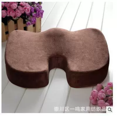 Cross-Border Lumbar Cushion Set Waist support - flannel-cushion-coffee