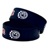 European and American new blink 182 flash band silicone bracelet 1 -inch soft hand circle sports bracelet is engraved