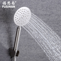 304不鏽鋼圓手噴塑封包裝淋雨淋浴花灑噴頭家用衛生間洗澡單手噴