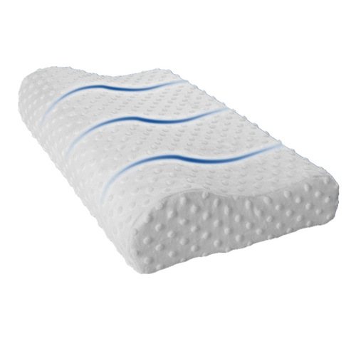 Manufacturer wholesale slow rebound gift memory pillow wavy cervical spine U-shaped memory foam space pillow agent
