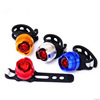 Metal helmet, bike, mountain indicator lamp for cycling, with gem