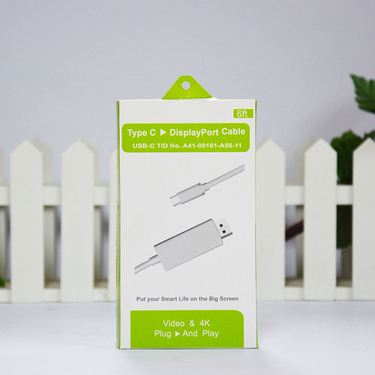 包装印刷厂数据线彩盒定 制电子配件包装盒 白卡瓦楞手机壳彩盒