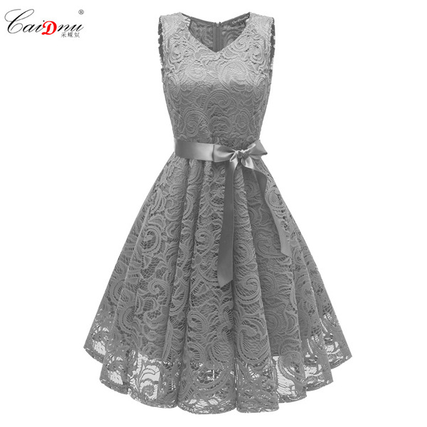Summer sexy lace dress sleevless
