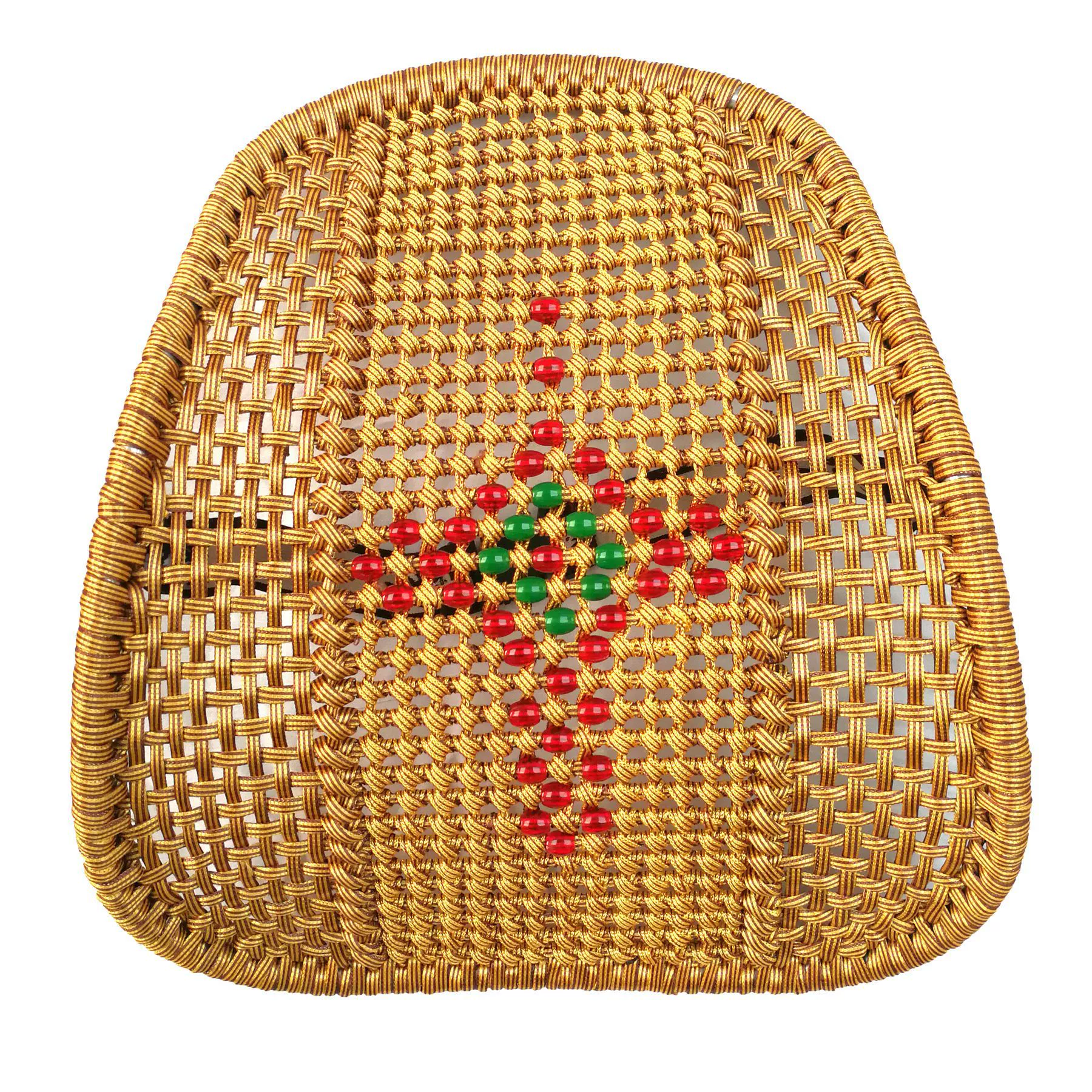 Автомобильная летняя ручная вязка из стальной трубы, подушка для талии, ледяная шелковая подушка для талии, круглая трубка, подушка для спины, толстая трубка