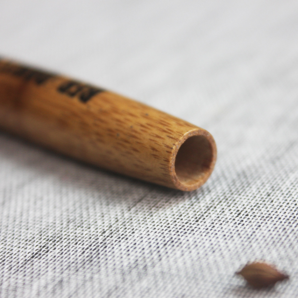 Lápiz de bola de madera de bambú, lápiz de madera grasa, lápiz de madera natural al por mayor, logotipo de grabación láser personalizado