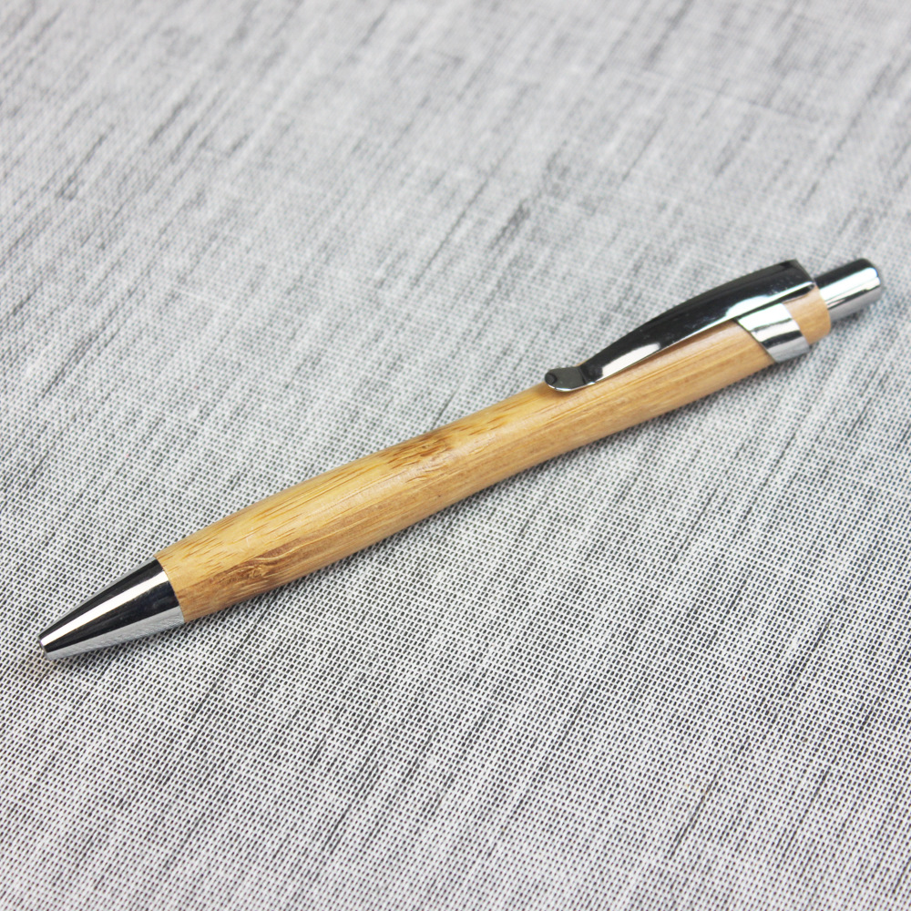 Lápiz de bambú natural lápiz de bambú madera verde lápiz de negocios personalizado logotipo grabado papelería de oficina