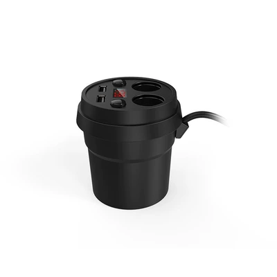 Car cup-shaped one-to-two cigarette Mobil şarj cihazları