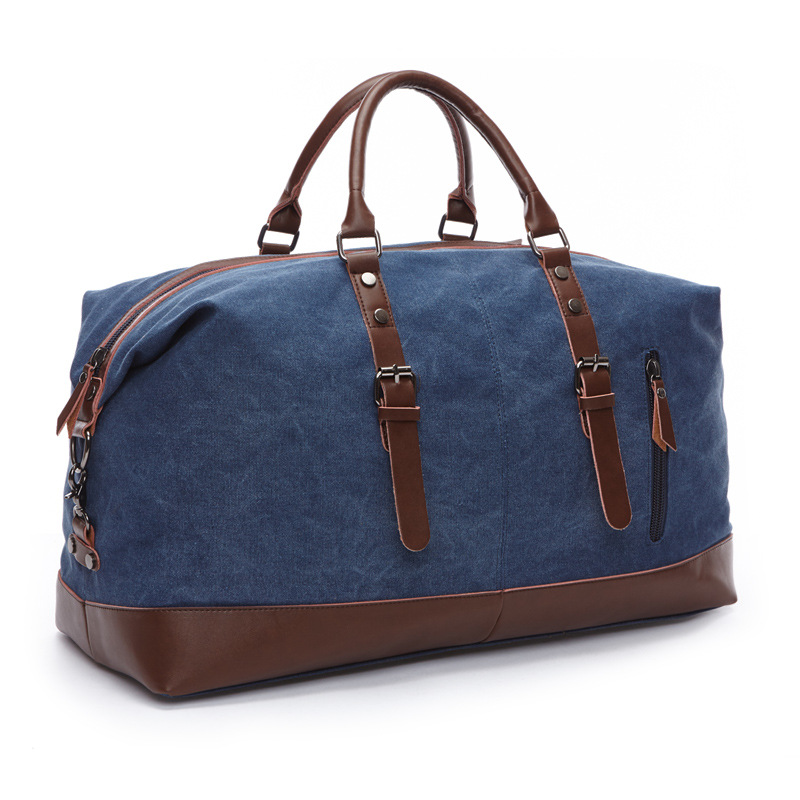 Bolsa de lona casual transfronteriza bolsa de viaje al aire libre bolsa de equipaje de gran capacidad para hombres y mujeres bolsa de mensajero portátil