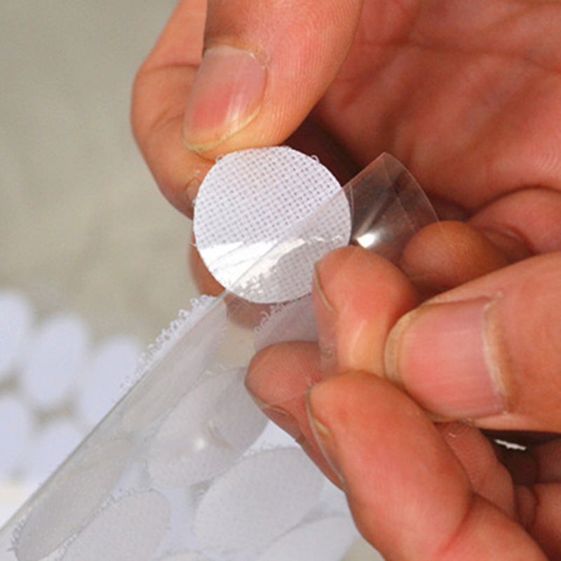 Kindergarten dot libro silencioso Velcro de doble cara fuerte adhesivo autoadhesivo redondo adhesivo Velcro al por mayor