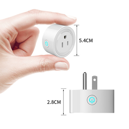 Mobile phone switch timing plug voice control socket charged American standard socket export wifi smart socket