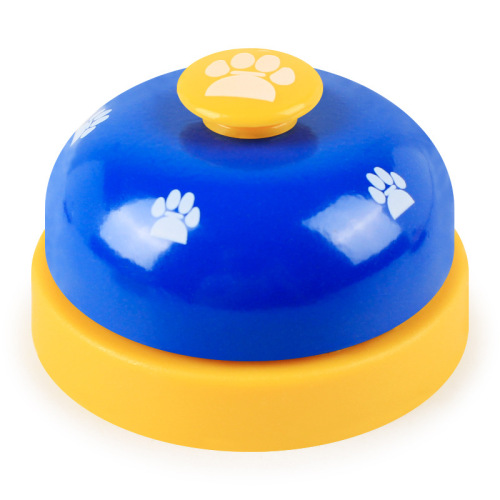 Dog Training Supplies Color Matching Footprints Fun Bell Dog Training Device Meal Bell Pet Training Device Dog Training Toys Wholesale