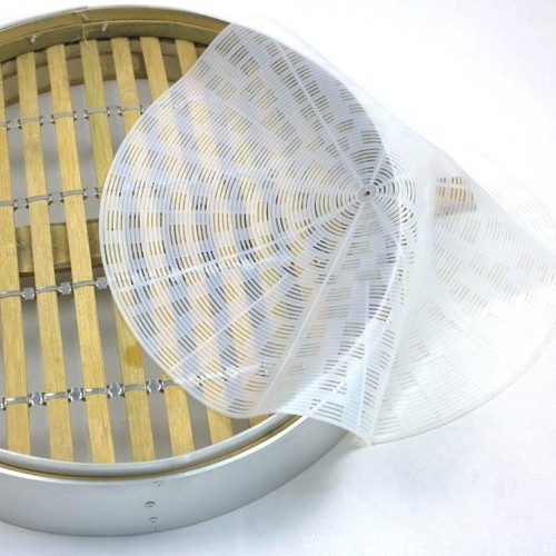 48cm diameter thickened round silicone steamer mat Laotaimen steamed buns steamer mat no oil steamed buns mat