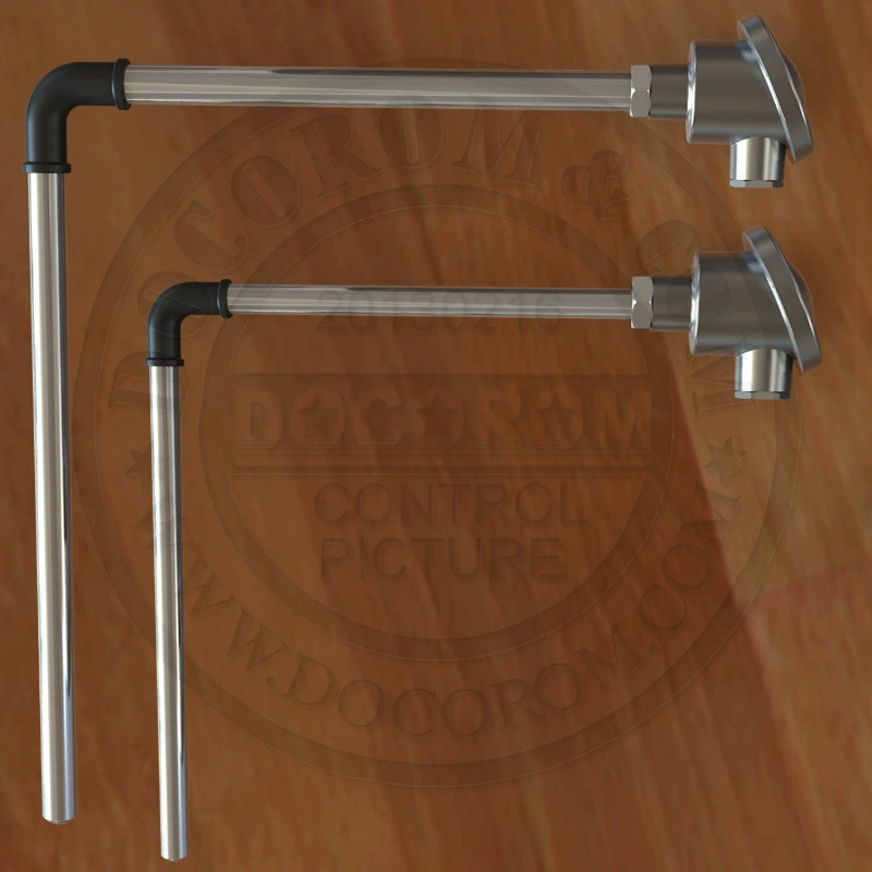 Прямой угол колена типа pt100 датчик температуры для керамической промышленности