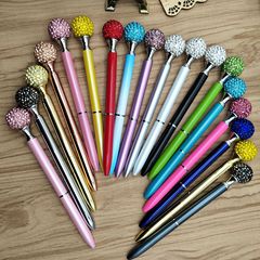 New style large diamond ballpoint pen, colorful gem pen, advertising pen, diamond pen, crystal pen, metal ballpoint pen