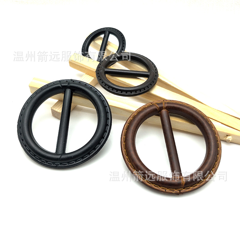 腰带仿皮纽扣 风衣大衣腰扣 日子扣长方形树脂扣子 衣服配件