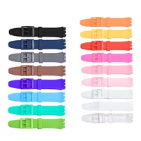 Watch Strap (Swatch) Silicone Three-Prong Multicolour, Sizes 12/16/17/19/20 mm