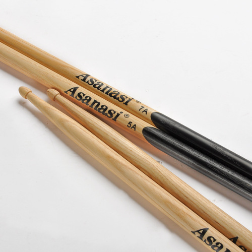 Factory direct sales drum sticks drum drum hammers 5A7A hickory walnut practice teaching solid wood drum sticks