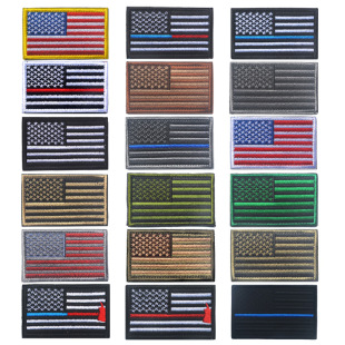 Spot Outdoor Sags с американским магическим наклежением Star Flag Plage Clate, Qi Gate USA Flag Patch Patch