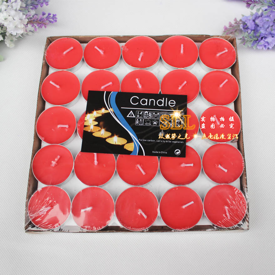 Venta caliente al por mayor té cera de aluminio Shell vela 1,5 horas Hotel KTV eliminación de humo sabor té preservación del calor calefacción té cera generación pelo