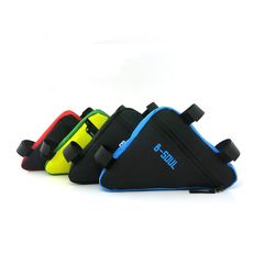 New Saddle Bag for Cycling, Mountain Bike Pack, Triangle Tool Bag, Top Tube Bar Bag, Bicycle Gear Accessories