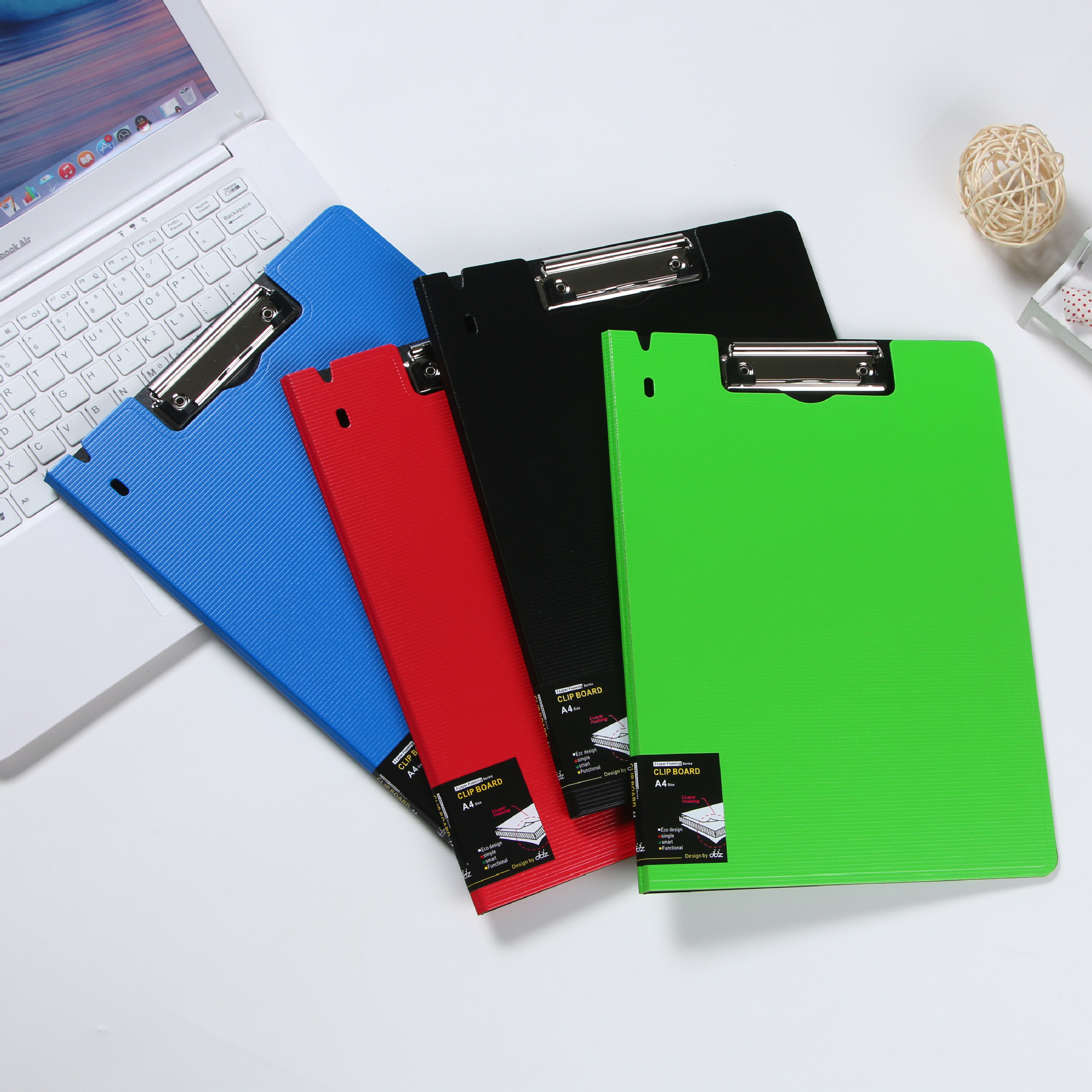 컬러 2 색 스트라이프 폼 PP 폴더 다기능 A4 사무실 수납 폴더 공장 콘센트