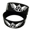 Black silica gel veil for bride, sports bracelet suitable for men and women, European style